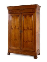 A Louis Philippe Walnut Armoire