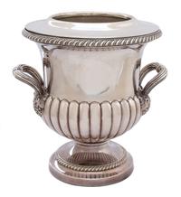 A Silver-on-Copper Campana-Form Champagne Bucket Height 10 inches. — 20TH CENTURY
