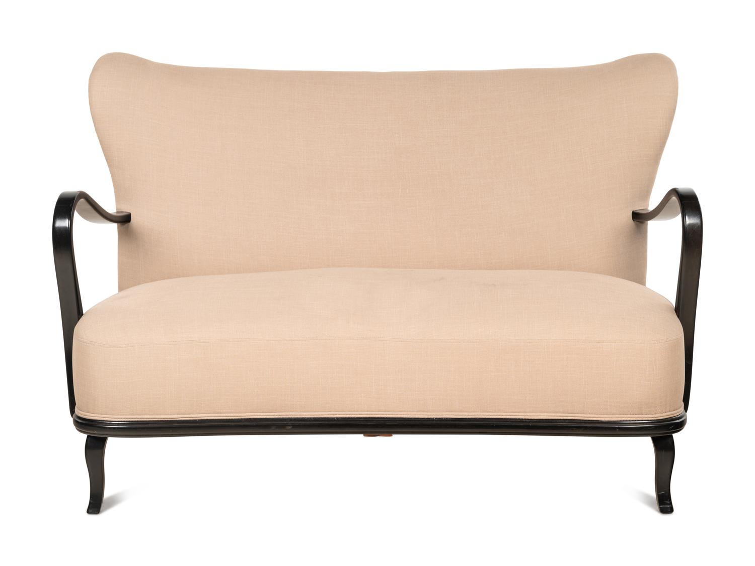 Wing-Back Settee