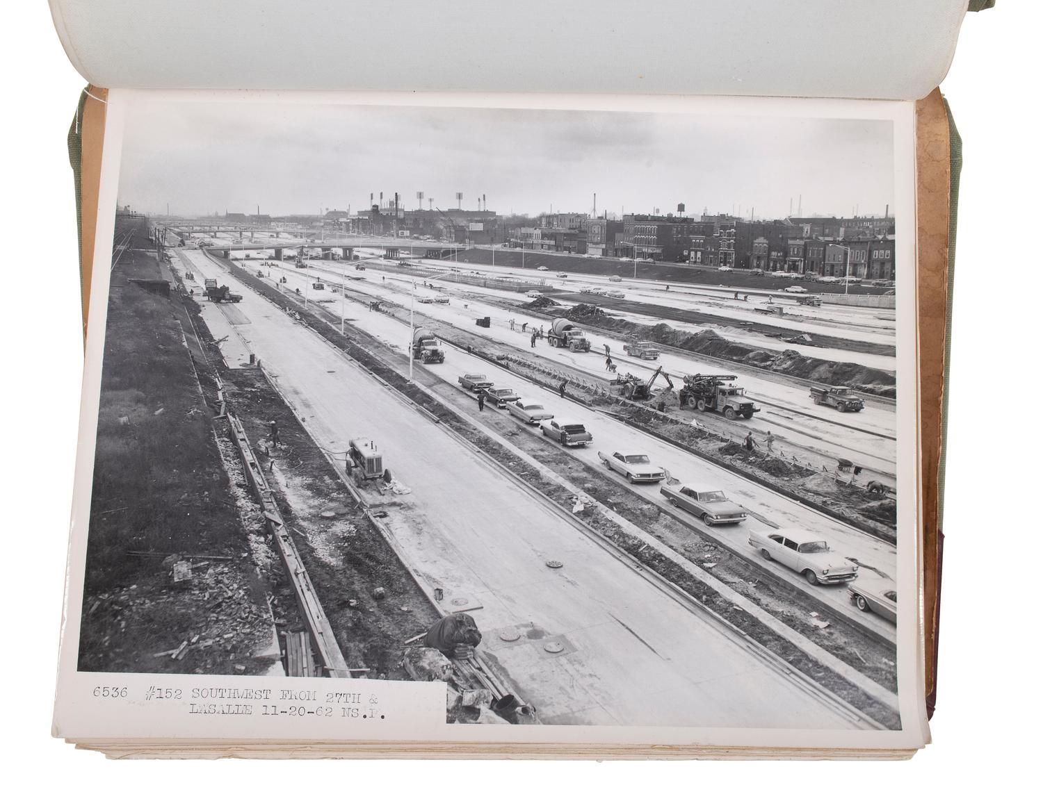 [SEGREGATION] -- [CHICAGO]. A group of over 300 images documenting the construction of the Dan Ryan Expressway and destruction of the Bronzeville neighborhood, ca 1961-1962.