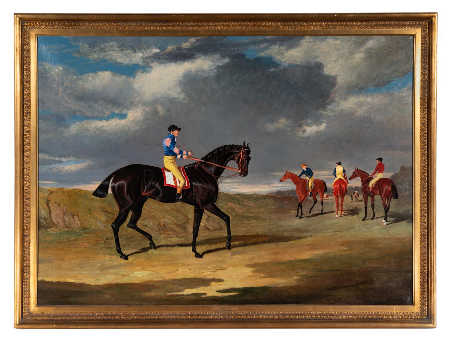 Lottery Going to the Start at Doncaster , 1830