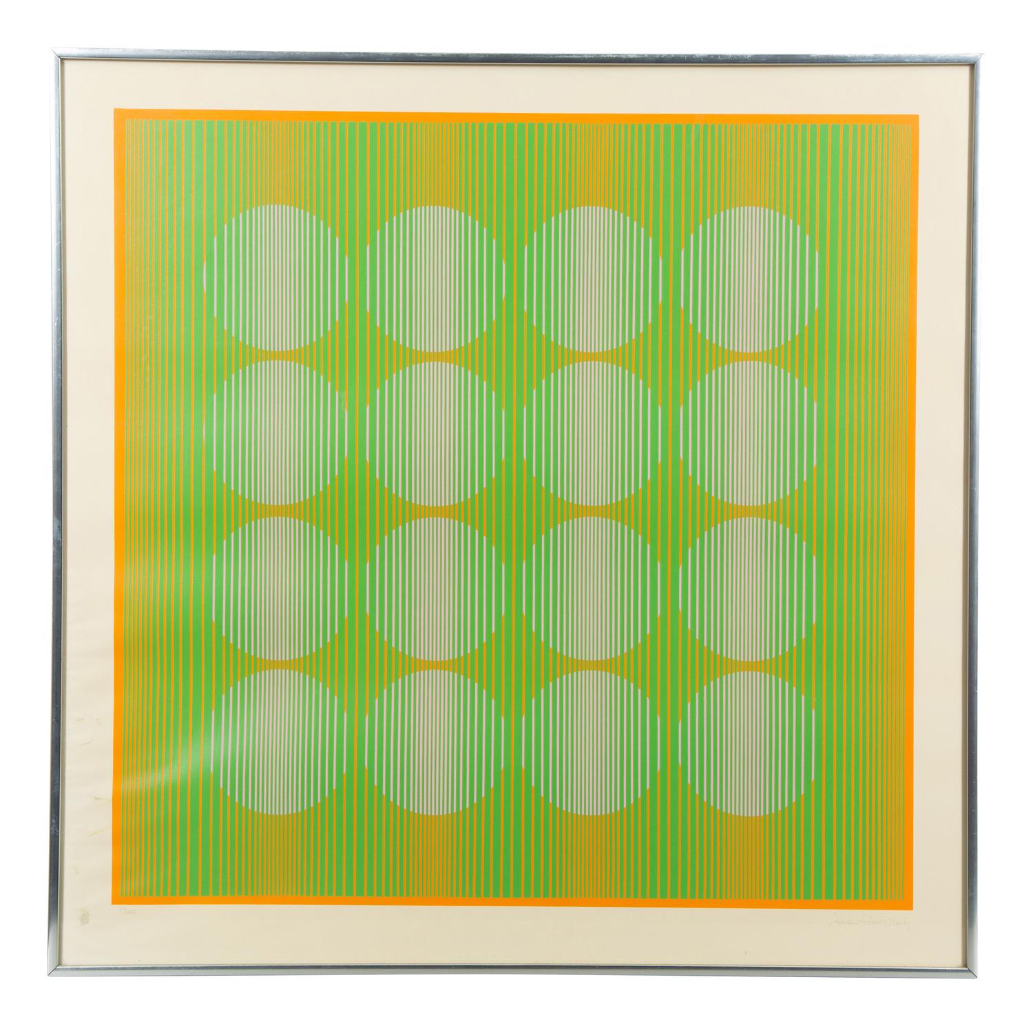 Untitled (Green and orange)