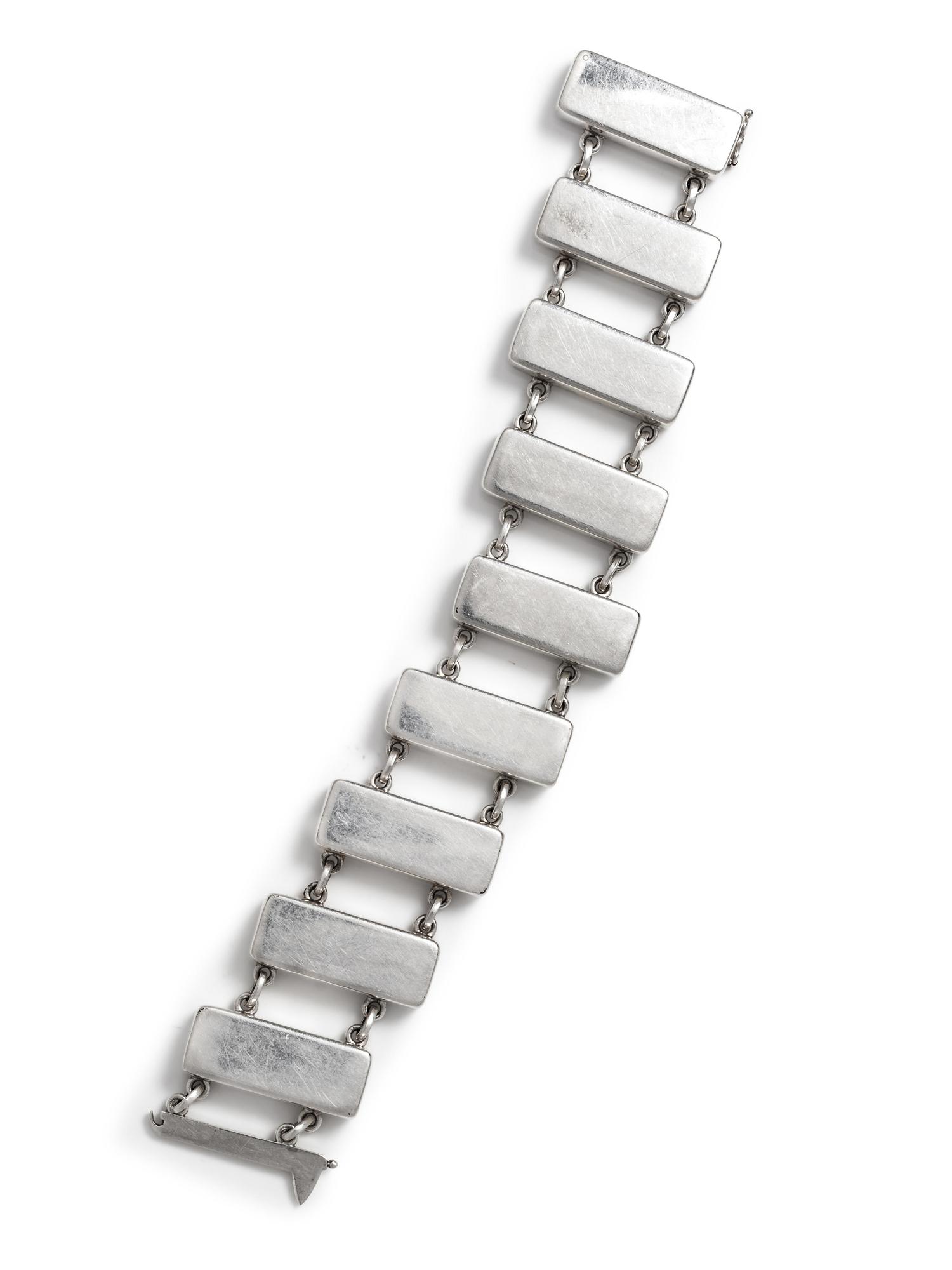 A Sterling Silver Bracelet, Astrid Fog for Georg Jensen,