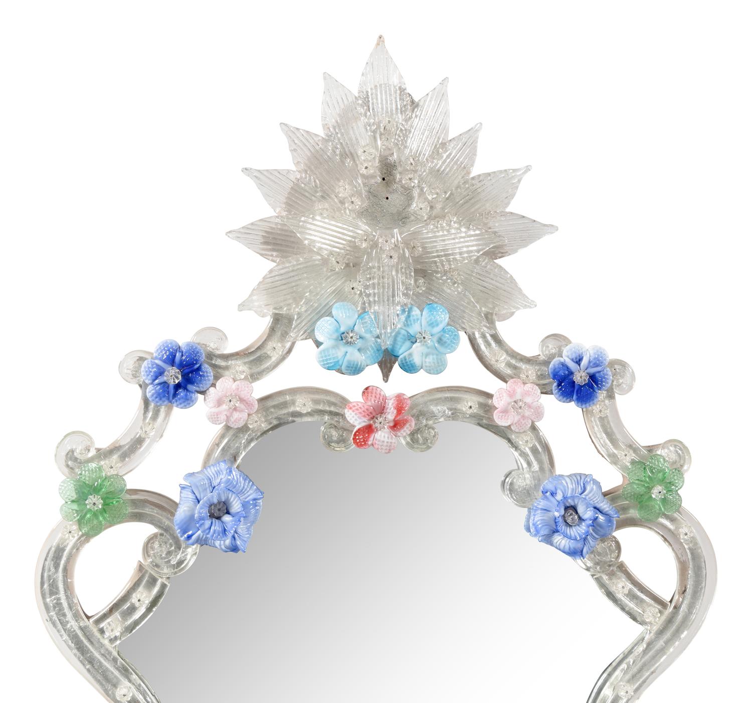 A Venetian Glass Mirror