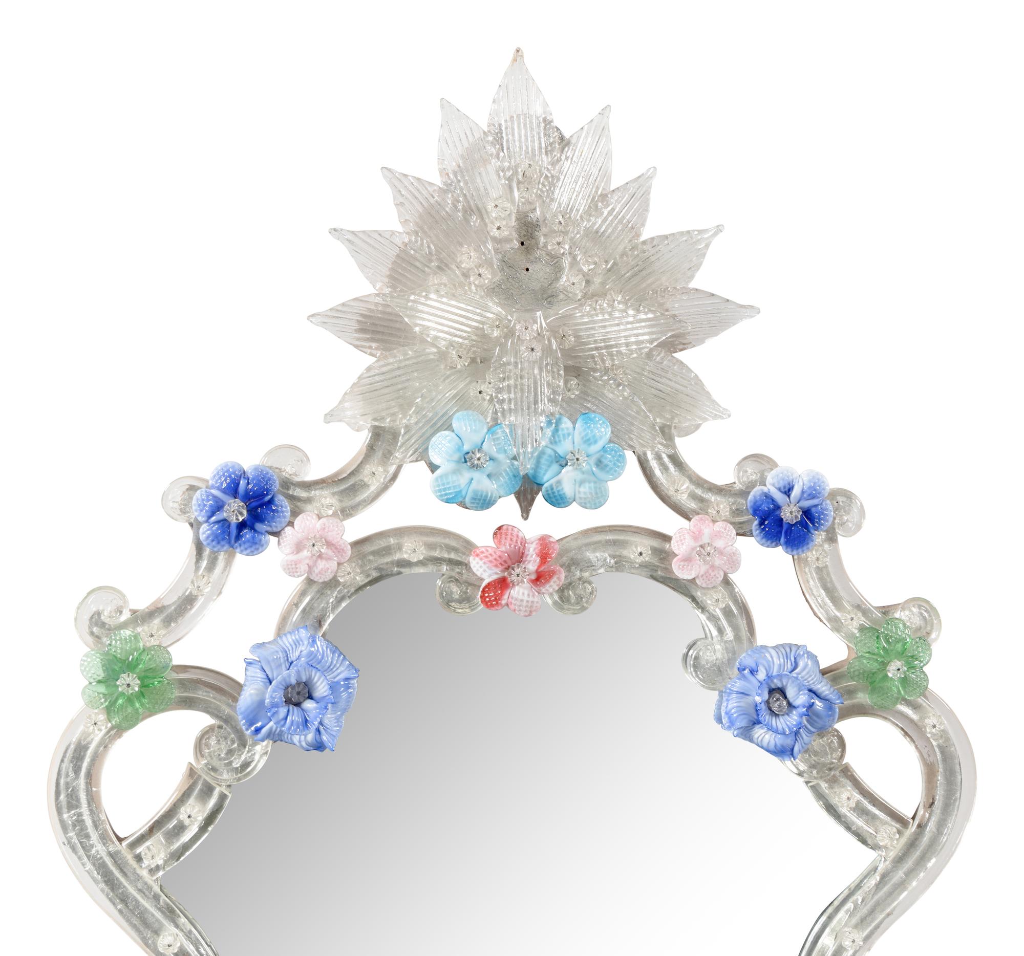 A Venetian Glass Mirror