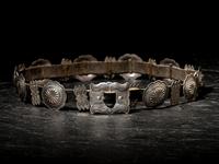 Petite Navajo Silver Concha Belt