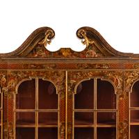 A George II Style Japanned Breakfront Bookcase