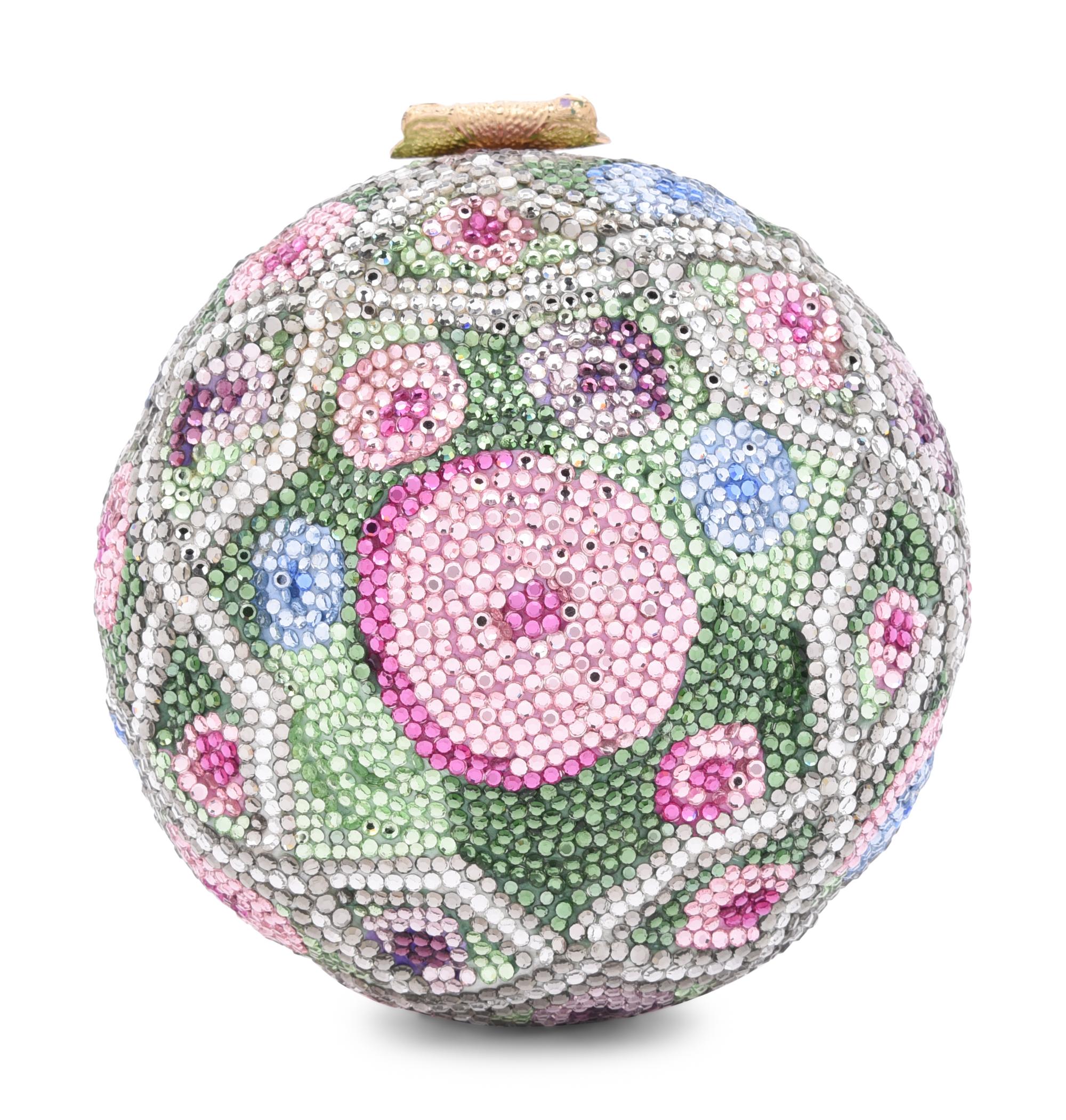 Judith Leiber Floral Motif Minaudière