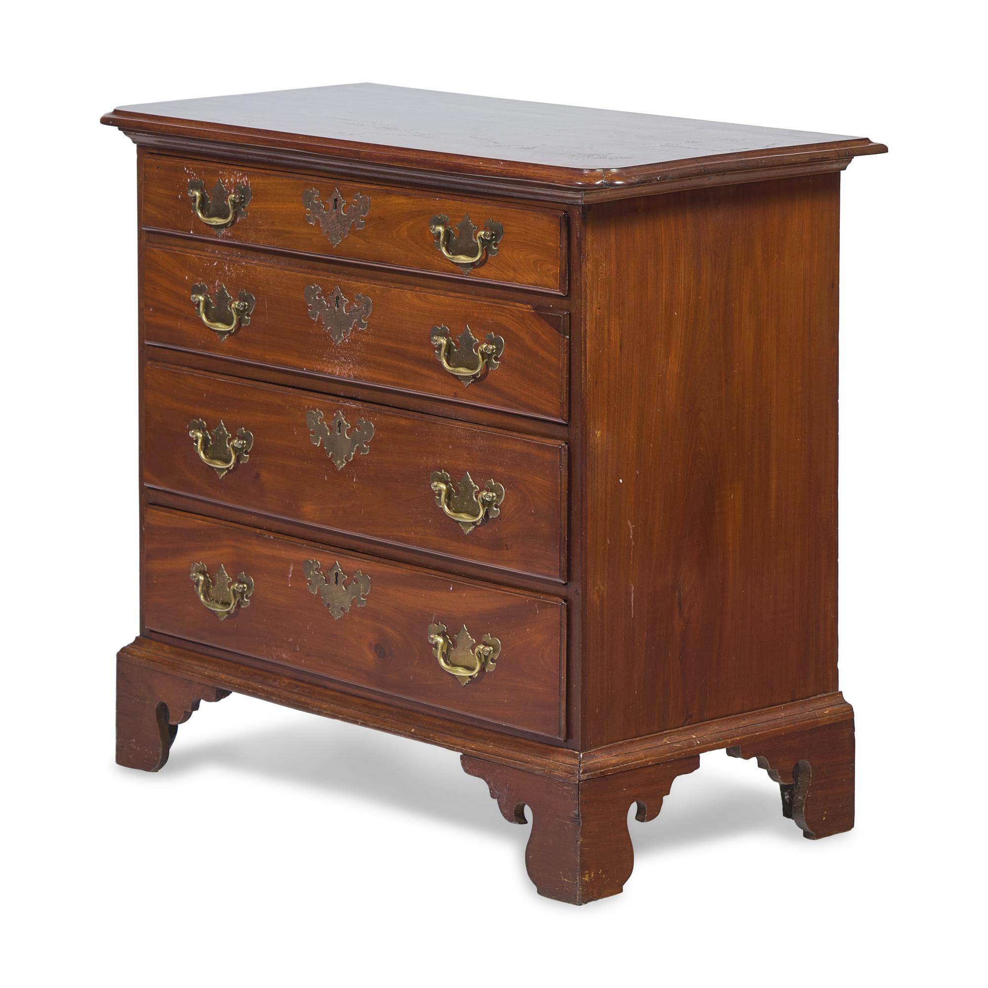 A Chippendale Mahogany Chest of Drawers