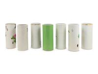 Seven Chinese Famille Rose Porcelain Hat Stands