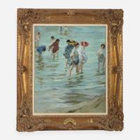 Martha Walter (American, 1875-1976) - Wading in Shallow Water