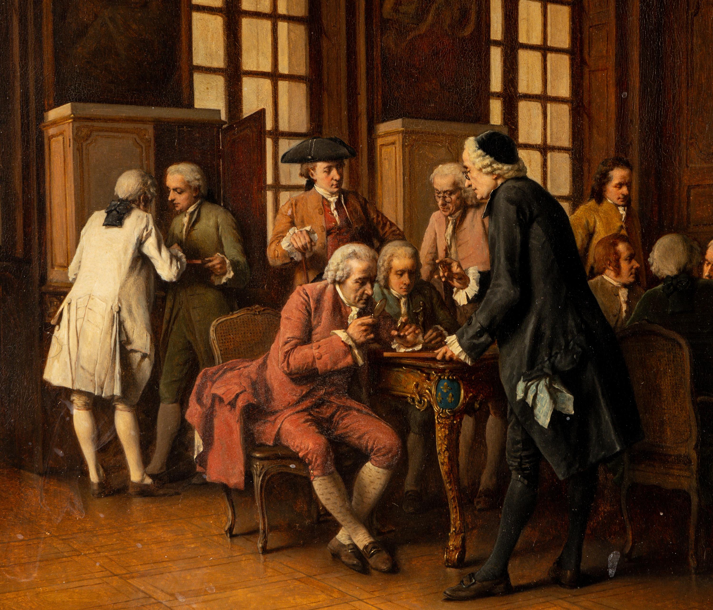 Cabinet des médailles a la Bibliothèque royale