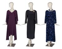Group of Three Designer Dresses and a Collection of Costume Jewelry