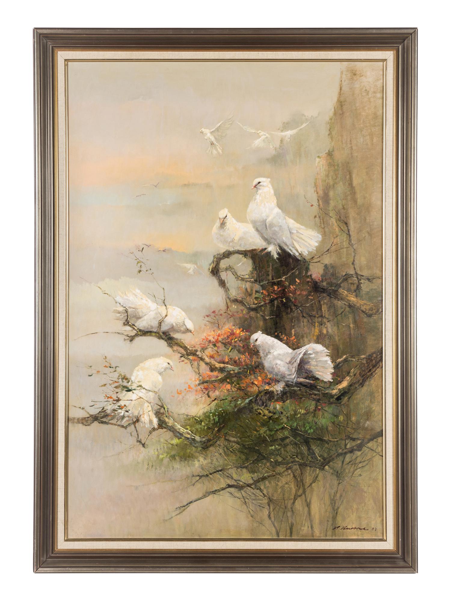 Fan Tailed Doves
