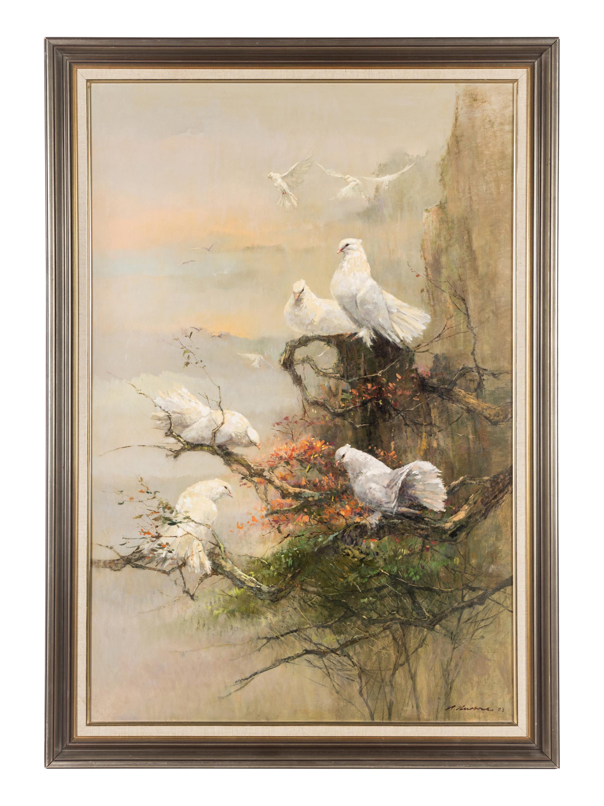 Fan Tailed Doves