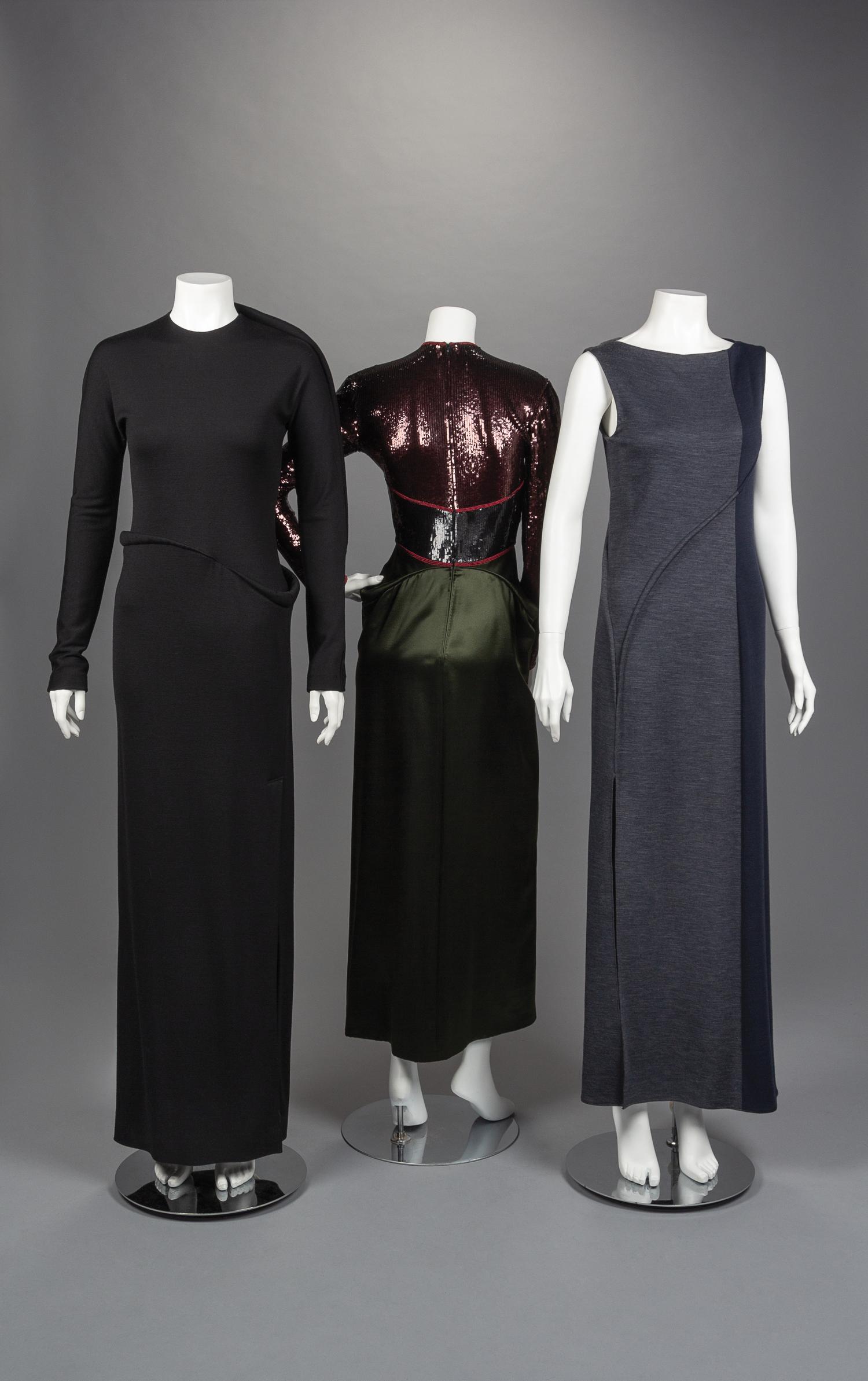 Three Geoffrey Beene Evening Dresses, Fall 1998