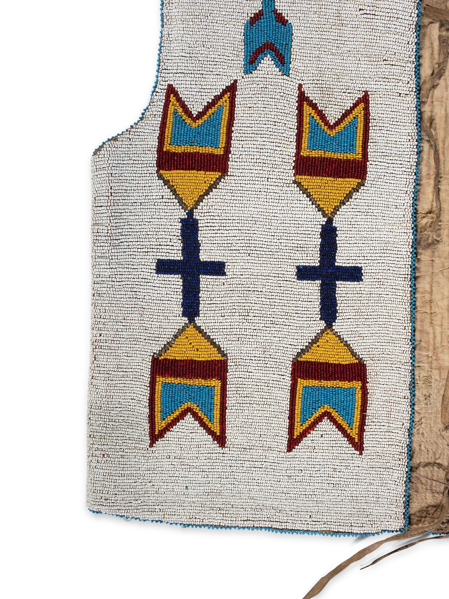Plains Cree Beaded Vest, with Elk