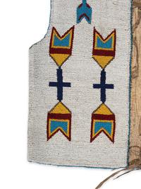 Plains Cree Beaded Vest, with Elk