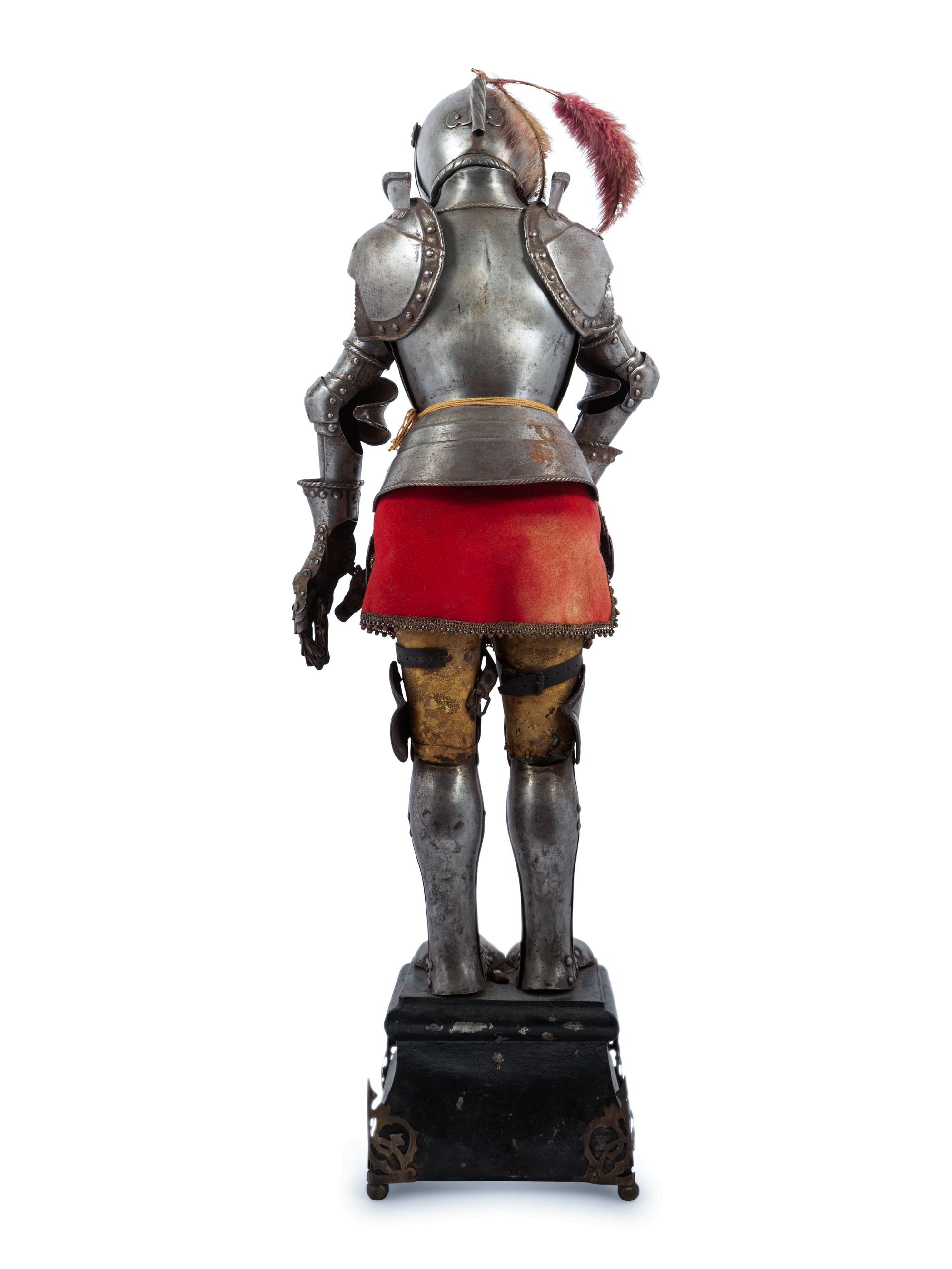 A Victorian Miniature Suit of Armor