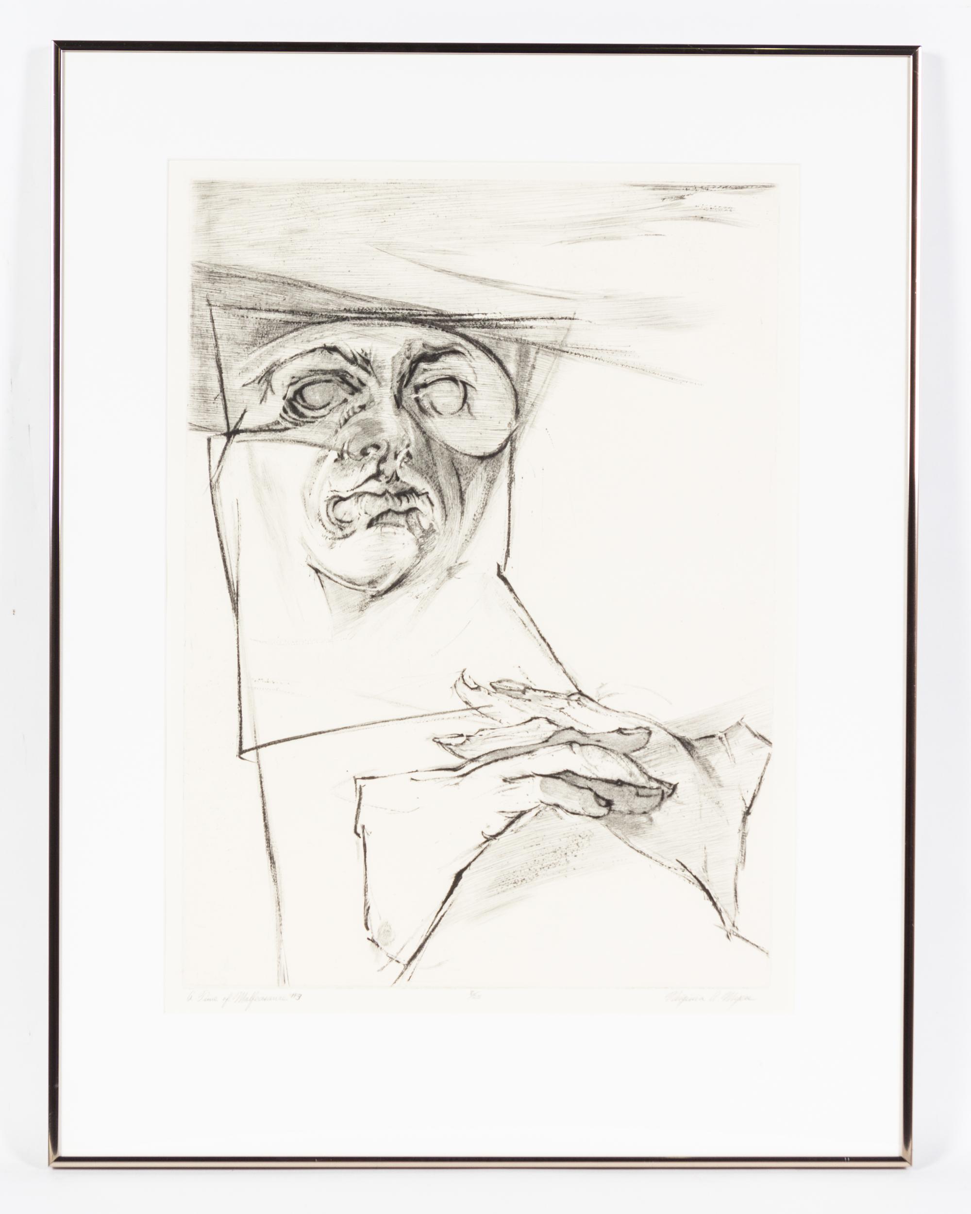 Virginia A. Meyers, (American, b. 1927), Time of Malfeasance, c. 1970 (portfolio of 21)