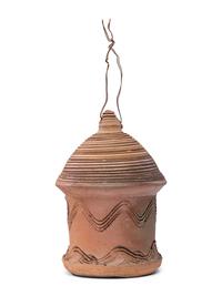 An Incised Sewer Tile Birdhouse