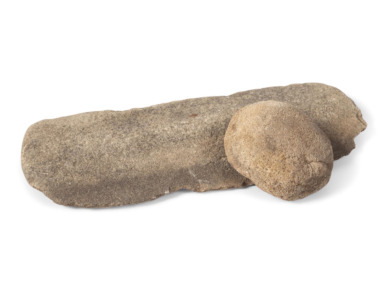 San Lazaro Pueblo Hardstone Metate and Mano, From the Collection of Forrest Fenn