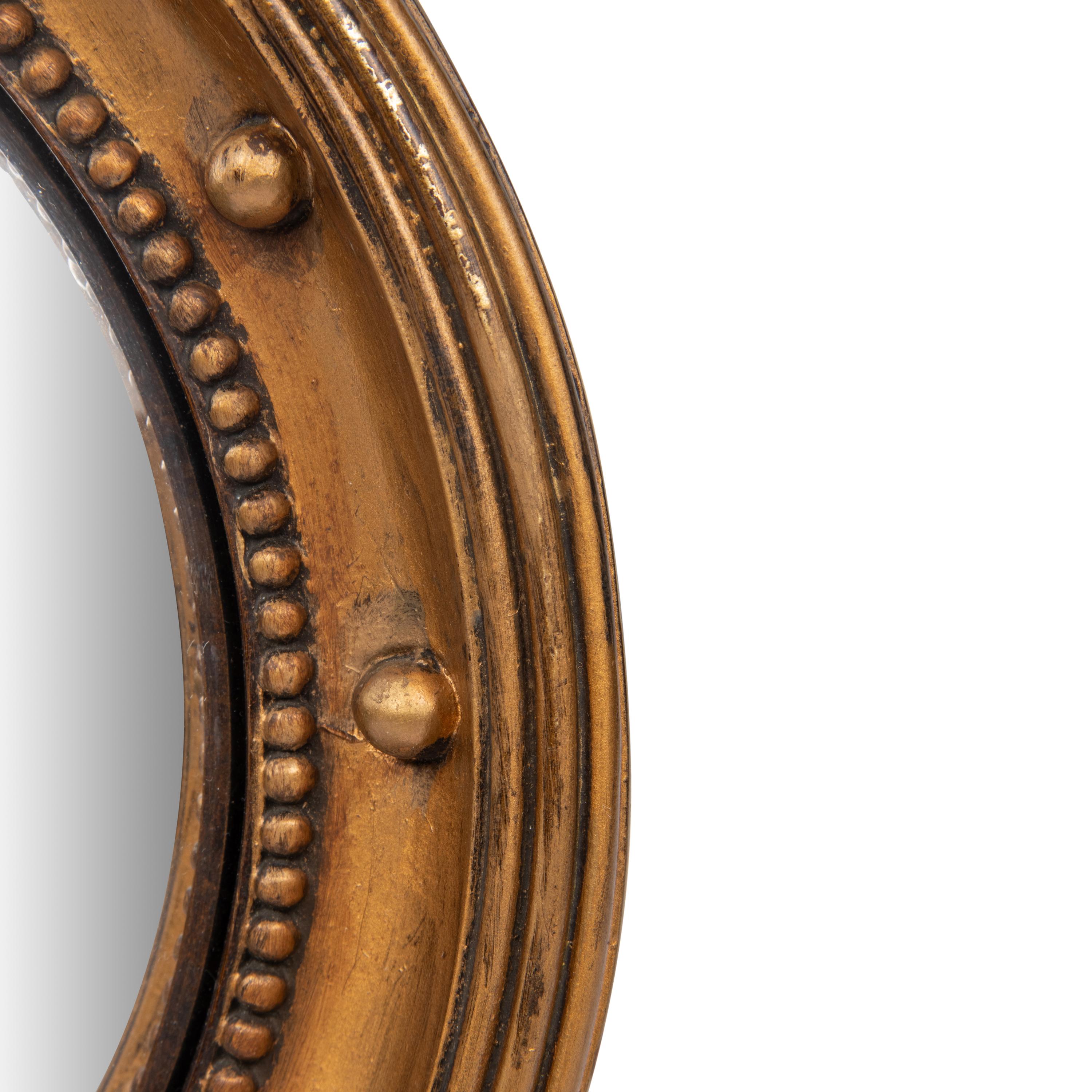 A Regency Style Giltwood Bullseye Mirror