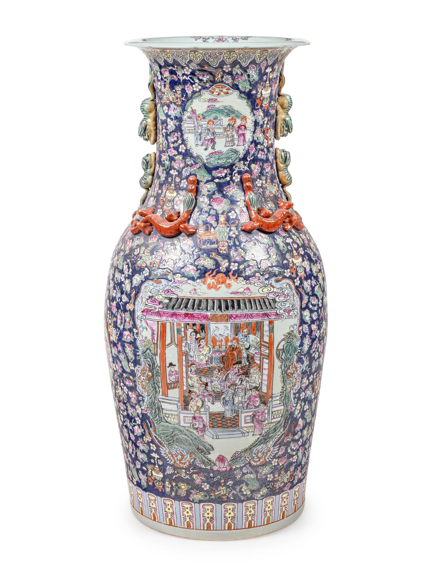 A Chinese Enameled Porcelain Vase