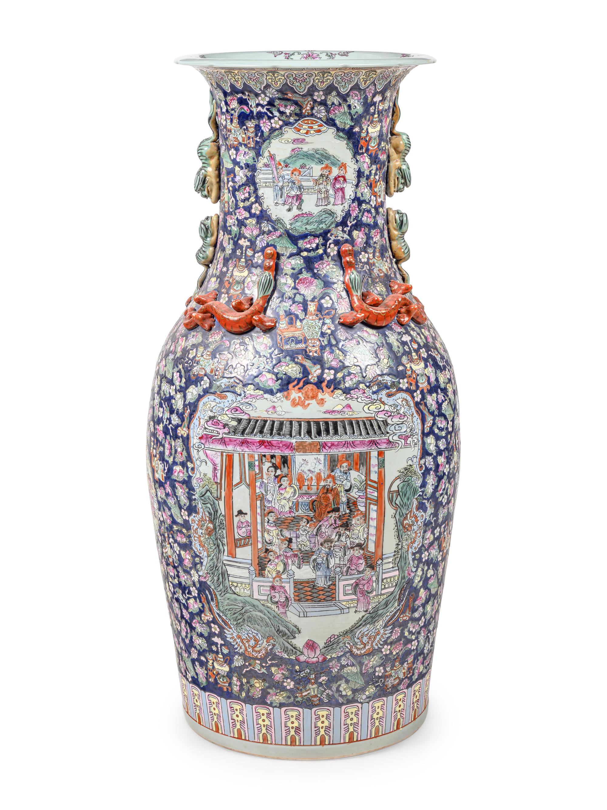 A Chinese Enameled Porcelain Vase