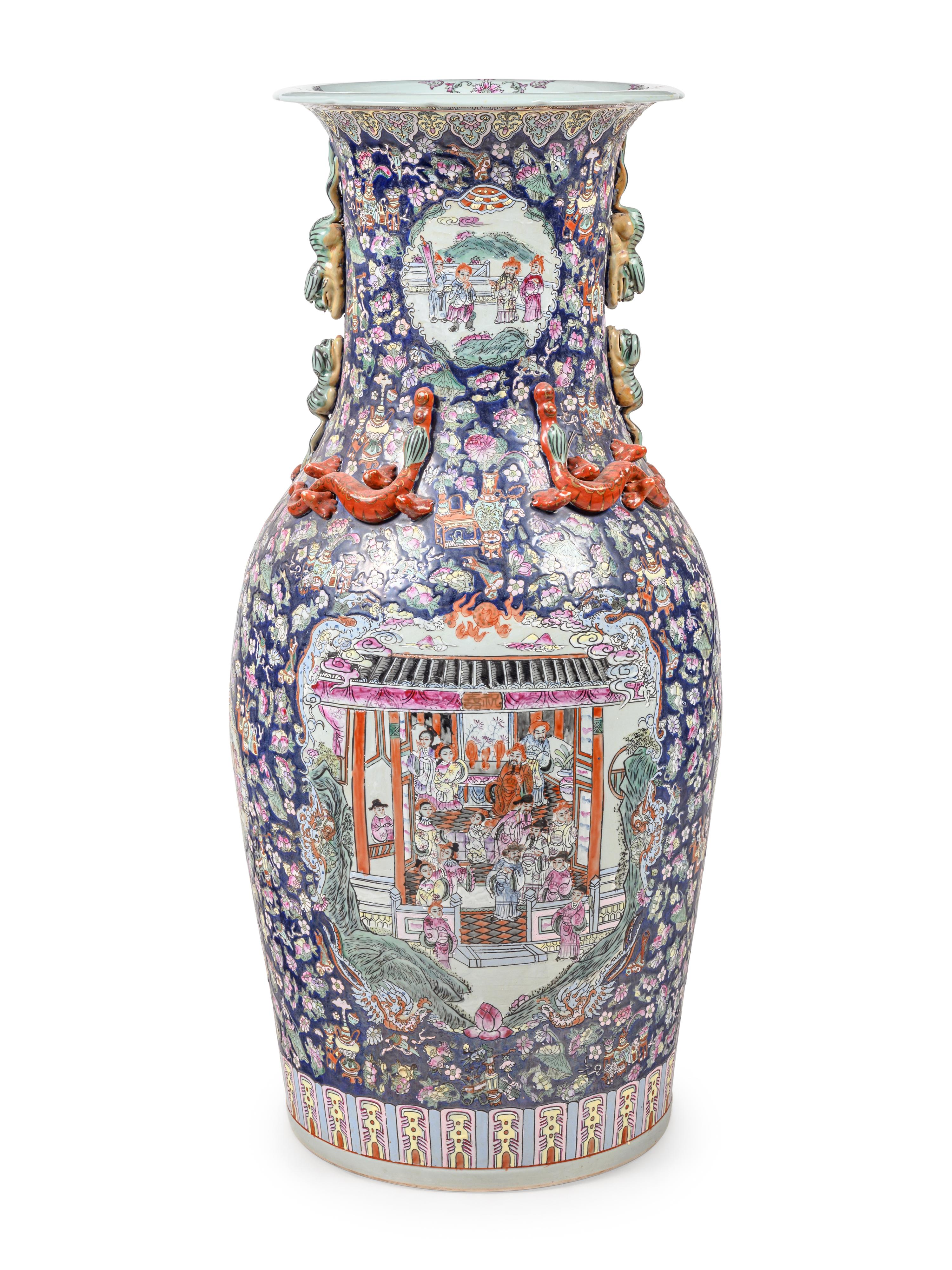 A Chinese Enameled Porcelain Vase