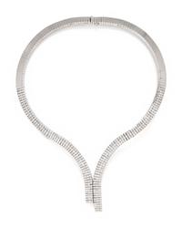 DIAMOND AND WHITE GOLD NECKLACE