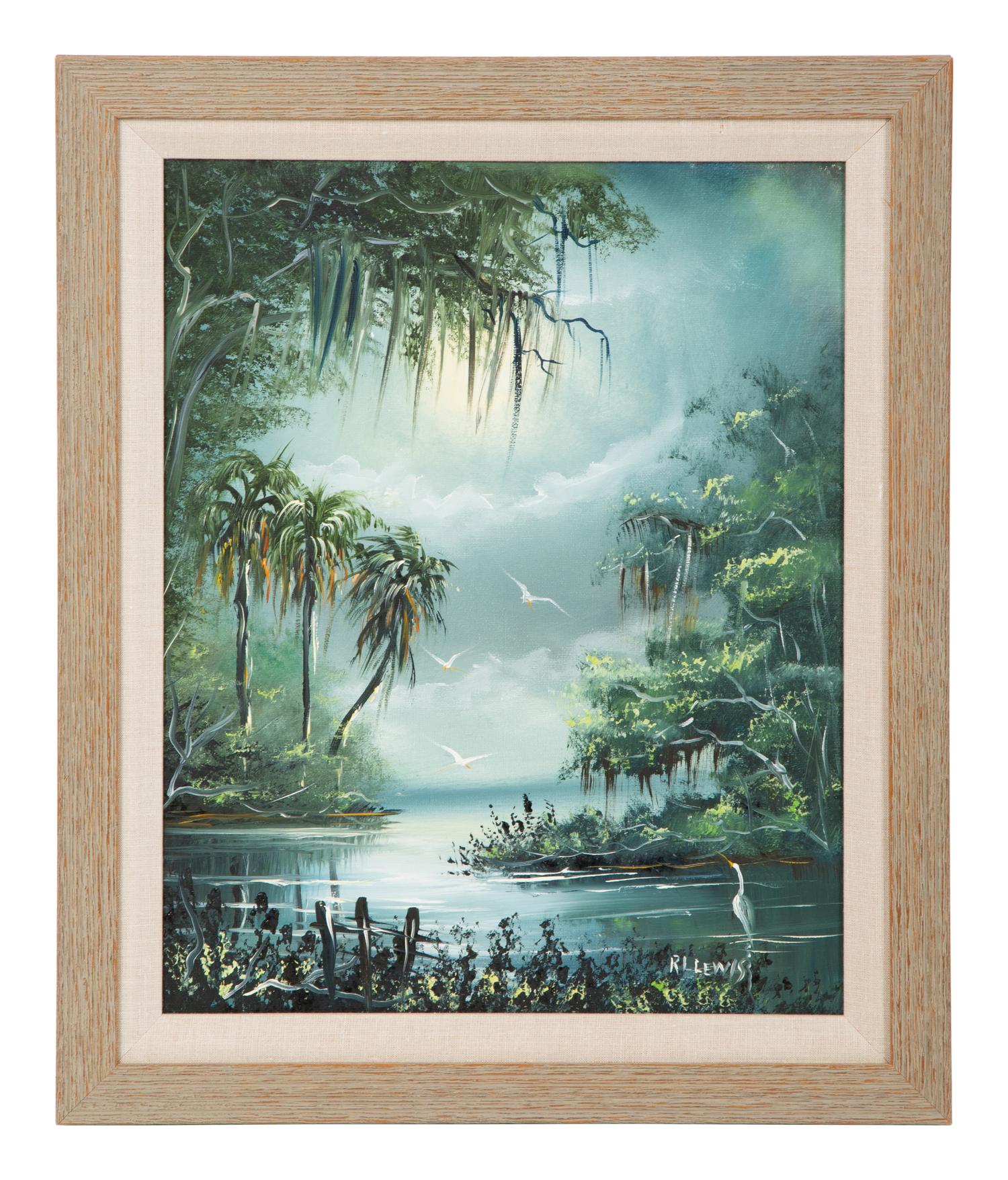 Florida Highwayman - View with White Heron