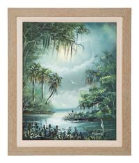Florida Highwayman - View with White Heron