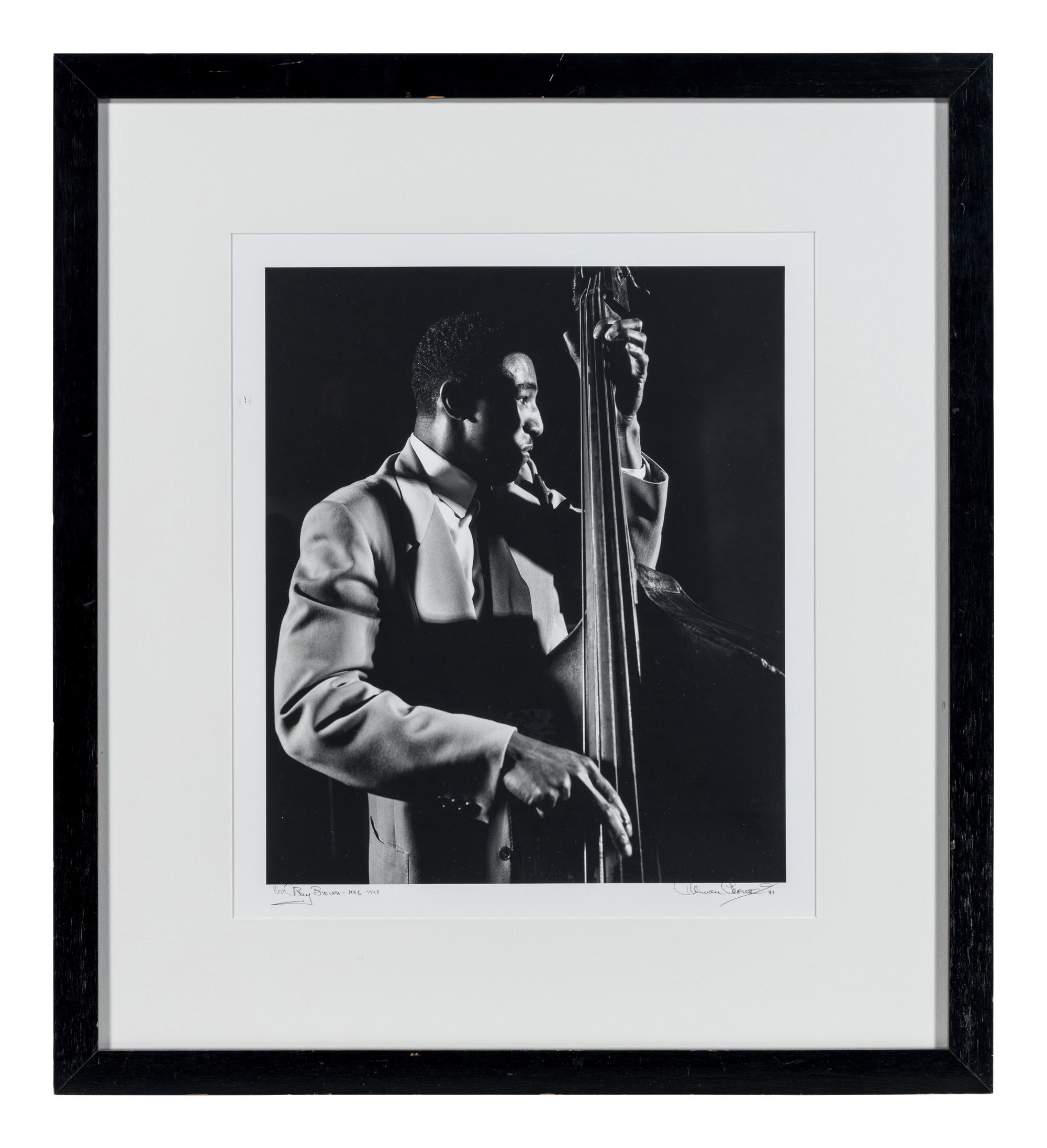 Herman Leonard (1923-2010) Ray Brown, New York City, 1948