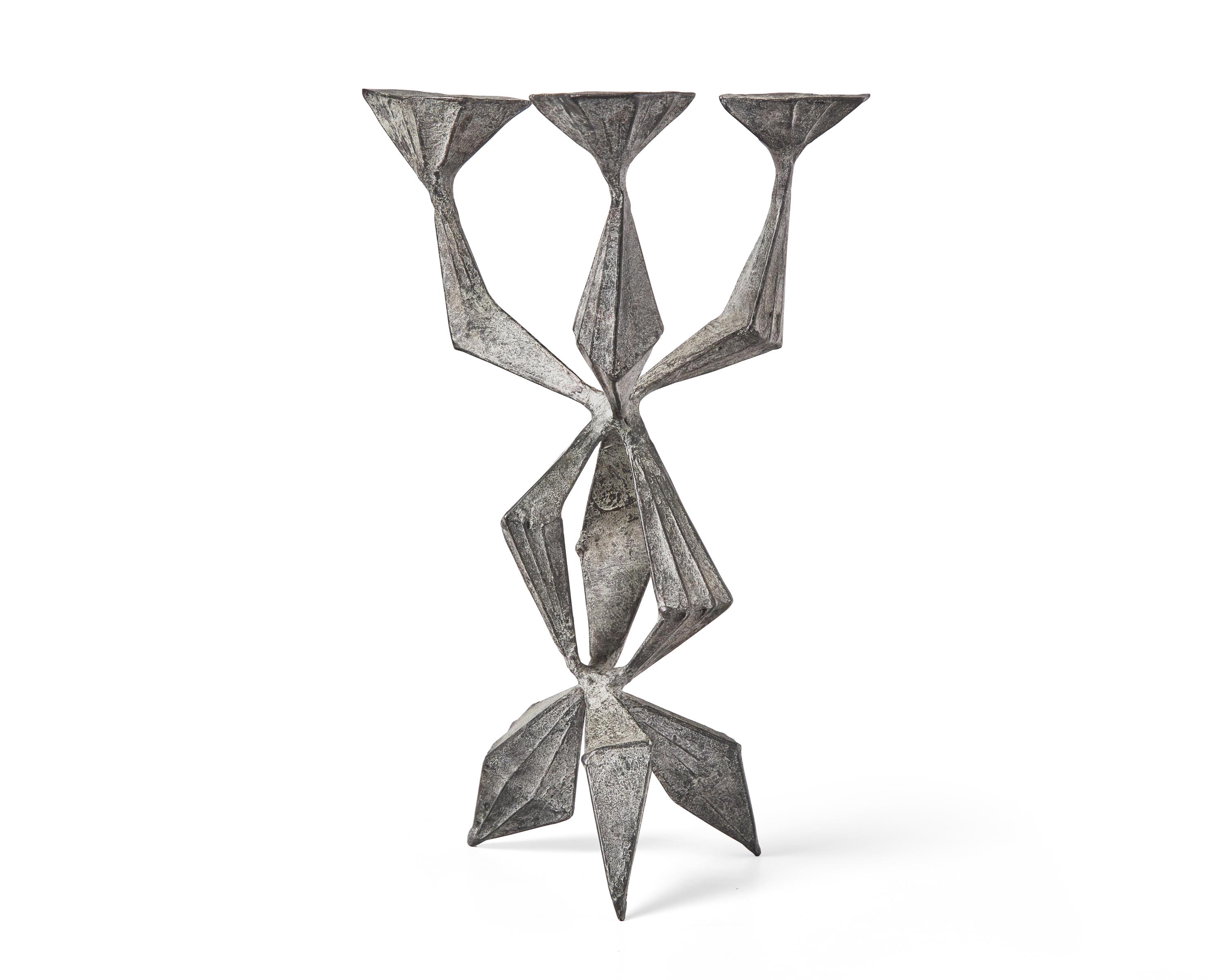 Lynn Chadwick (British, 1914-2003) - Three Branched Candle Holder III