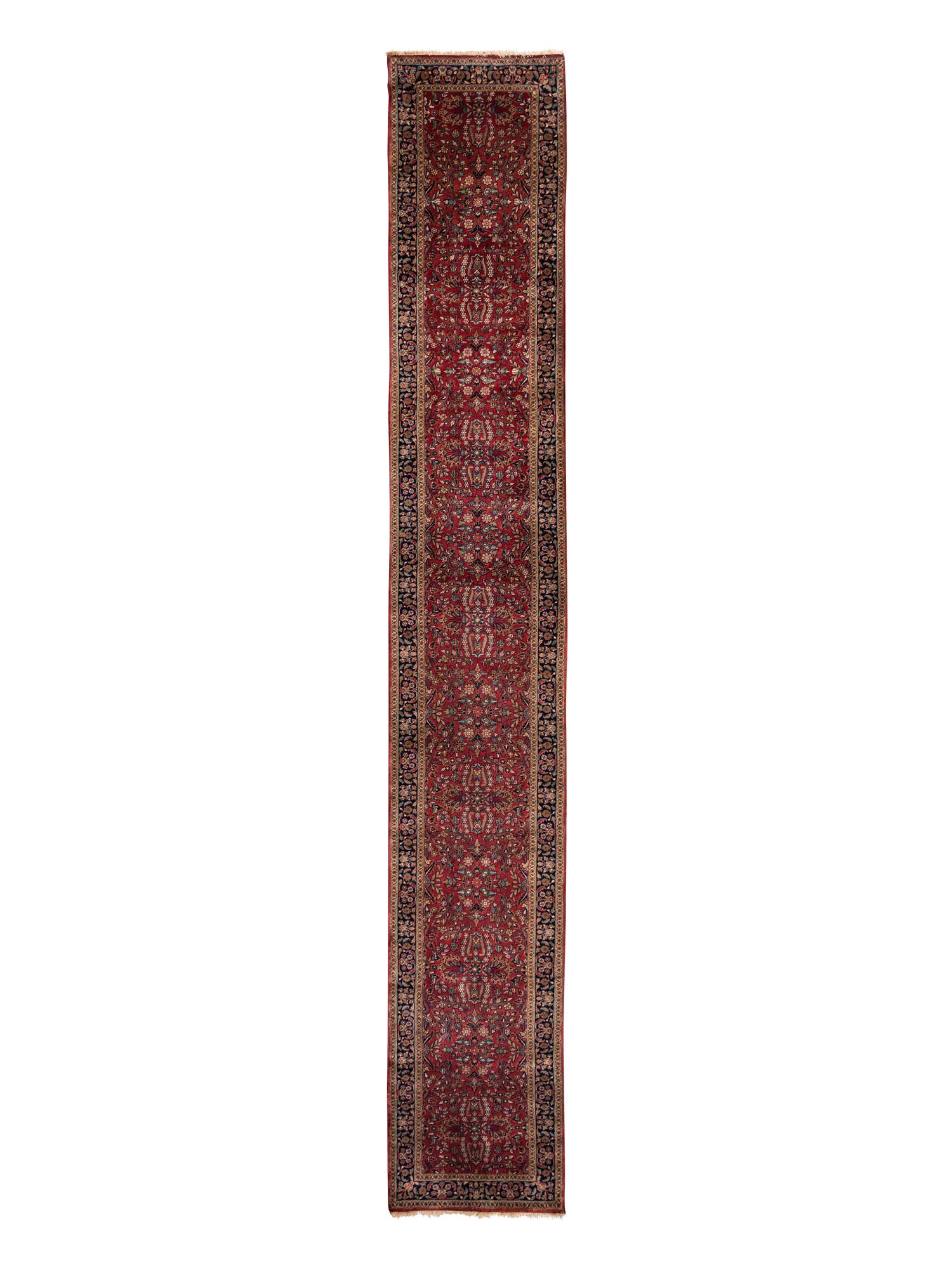 A Sarouk Wool Runner