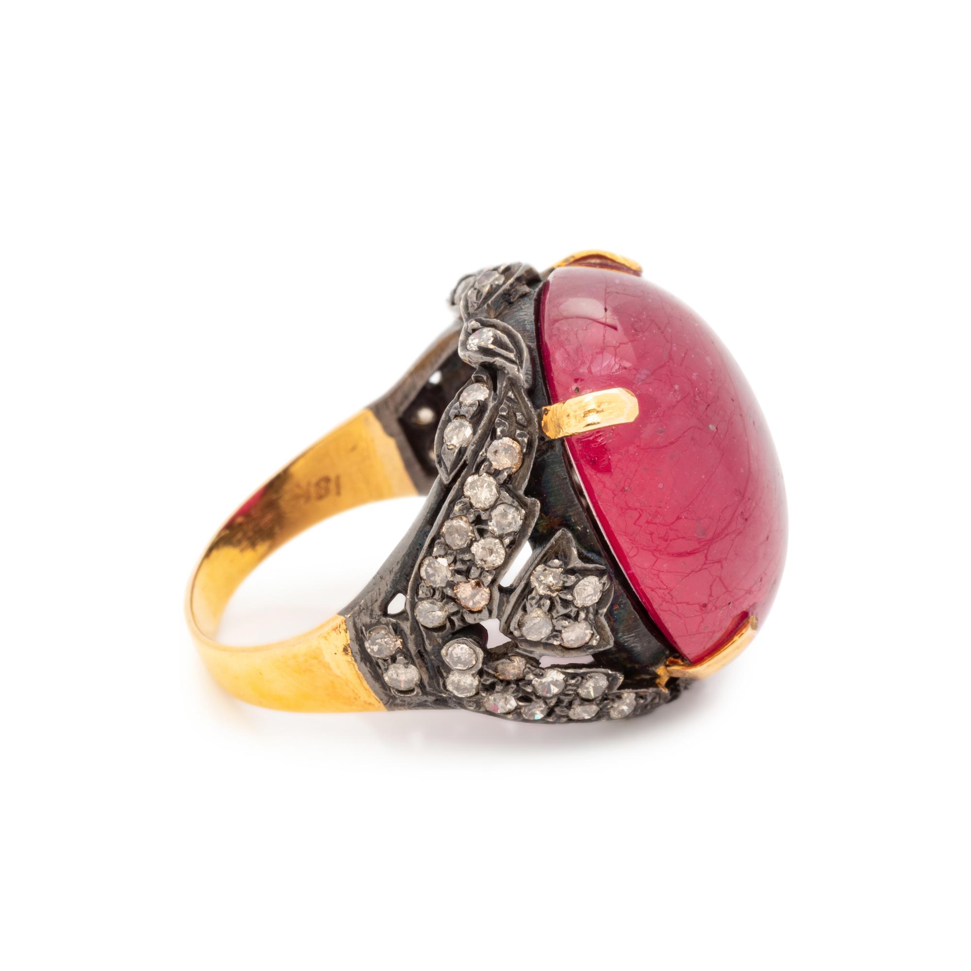 RUBY AND DIAMOND RING