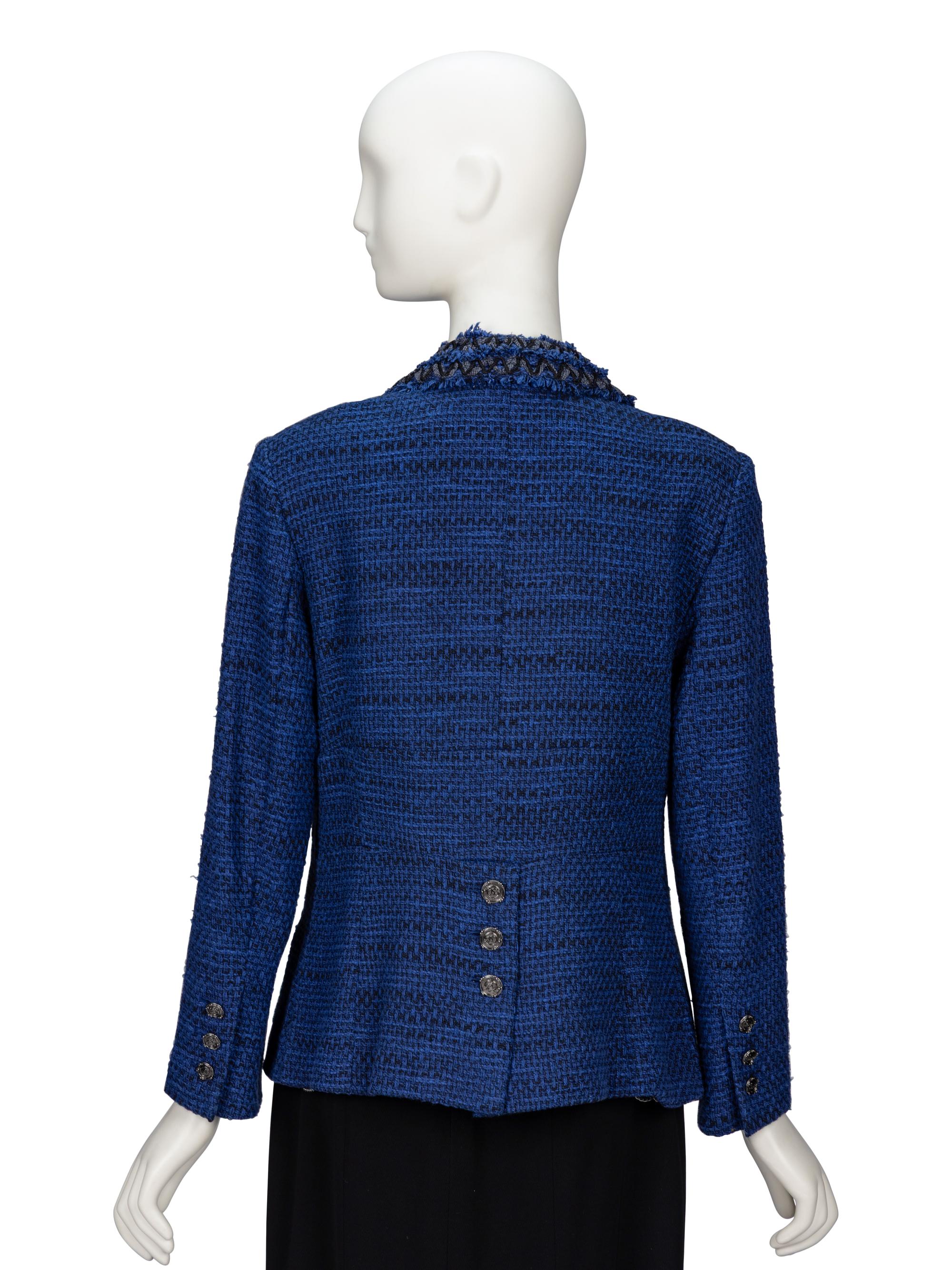 Chanel, Dark Blue Tweed Jacket