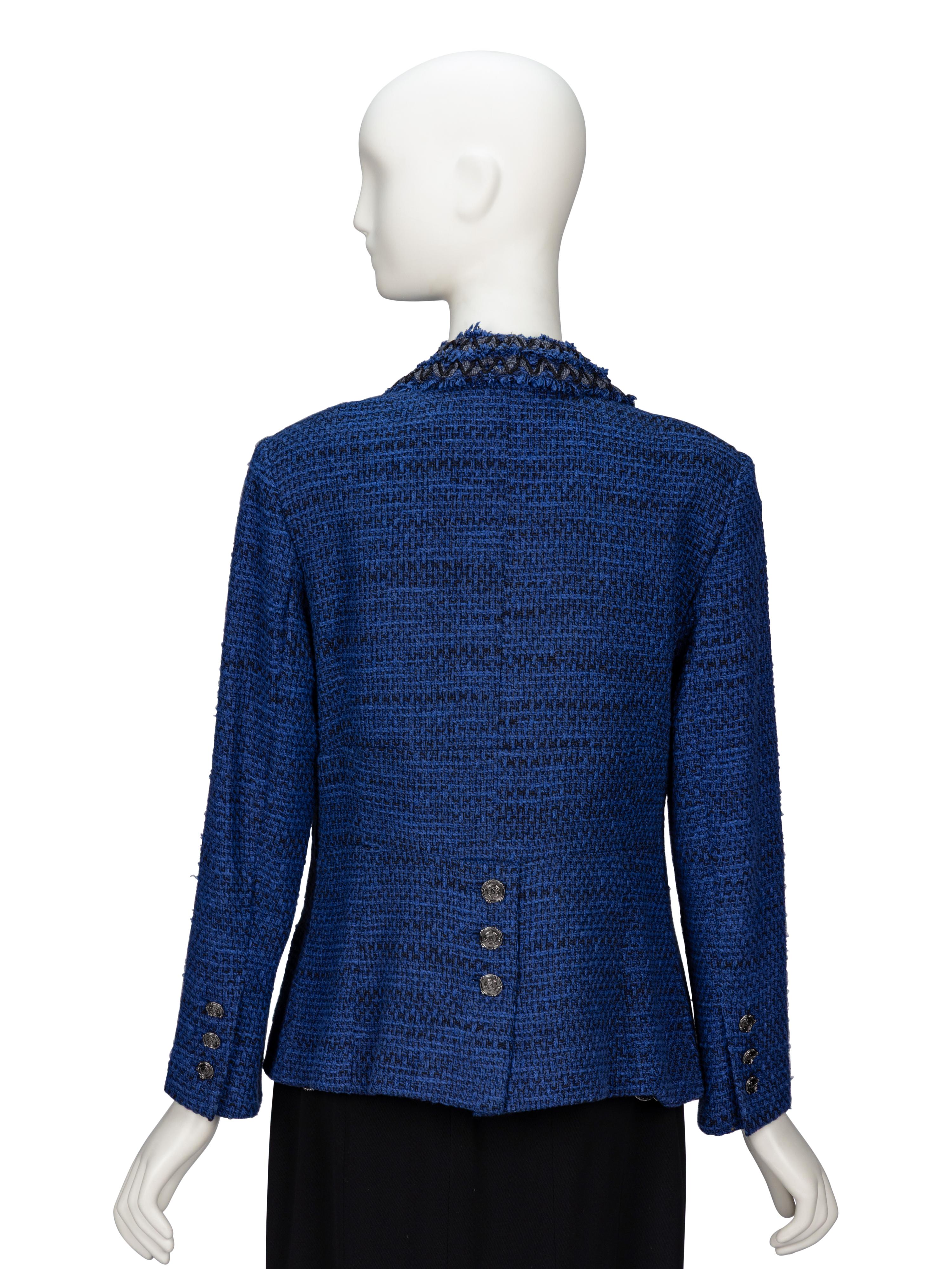 Chanel, Dark Blue Tweed Jacket