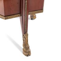 A George III Style Mahogany and Gilt Bronze Mounted Cellarette