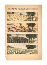 (CARICATURES) MCCUTCHEON, JOHN T. Three original illustrations, including The Titanic.