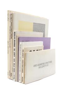 LEWITT, SOL. A group of 10 volumes.
