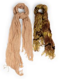 Two Issey Miyake Permanente Scarves, 1980-90s