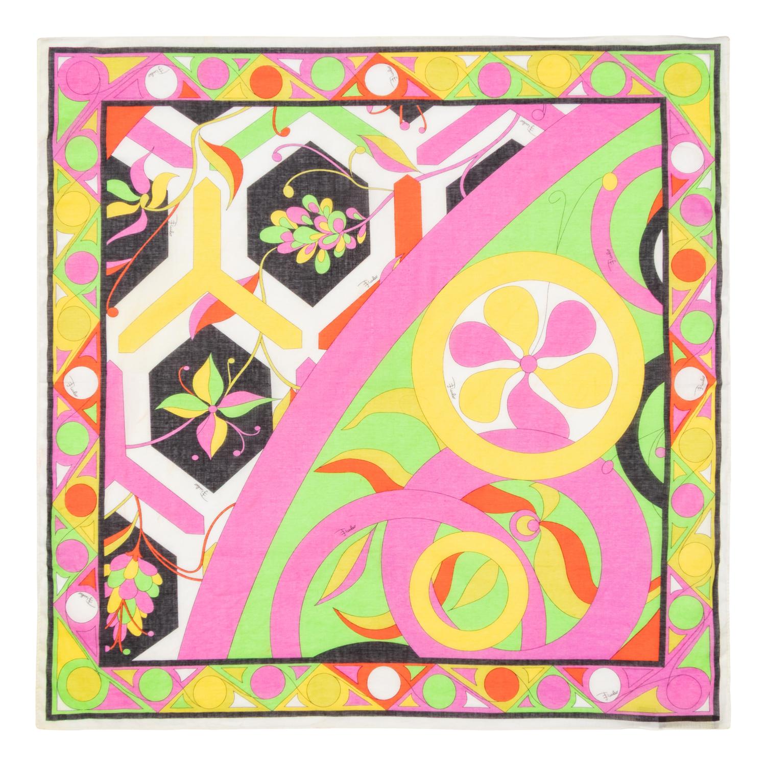 Group of Five Designer Scarves