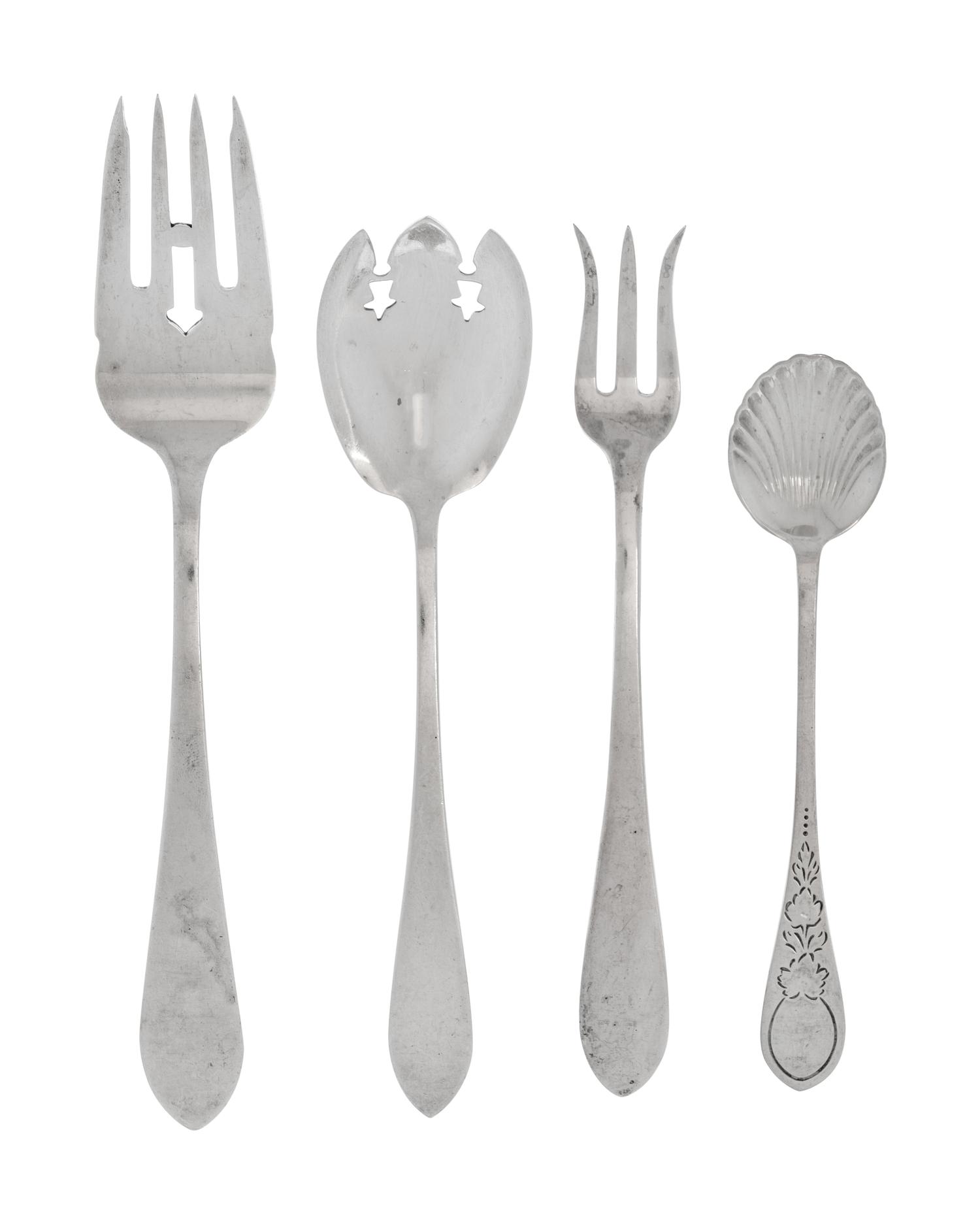 An American Silver Flatware Service