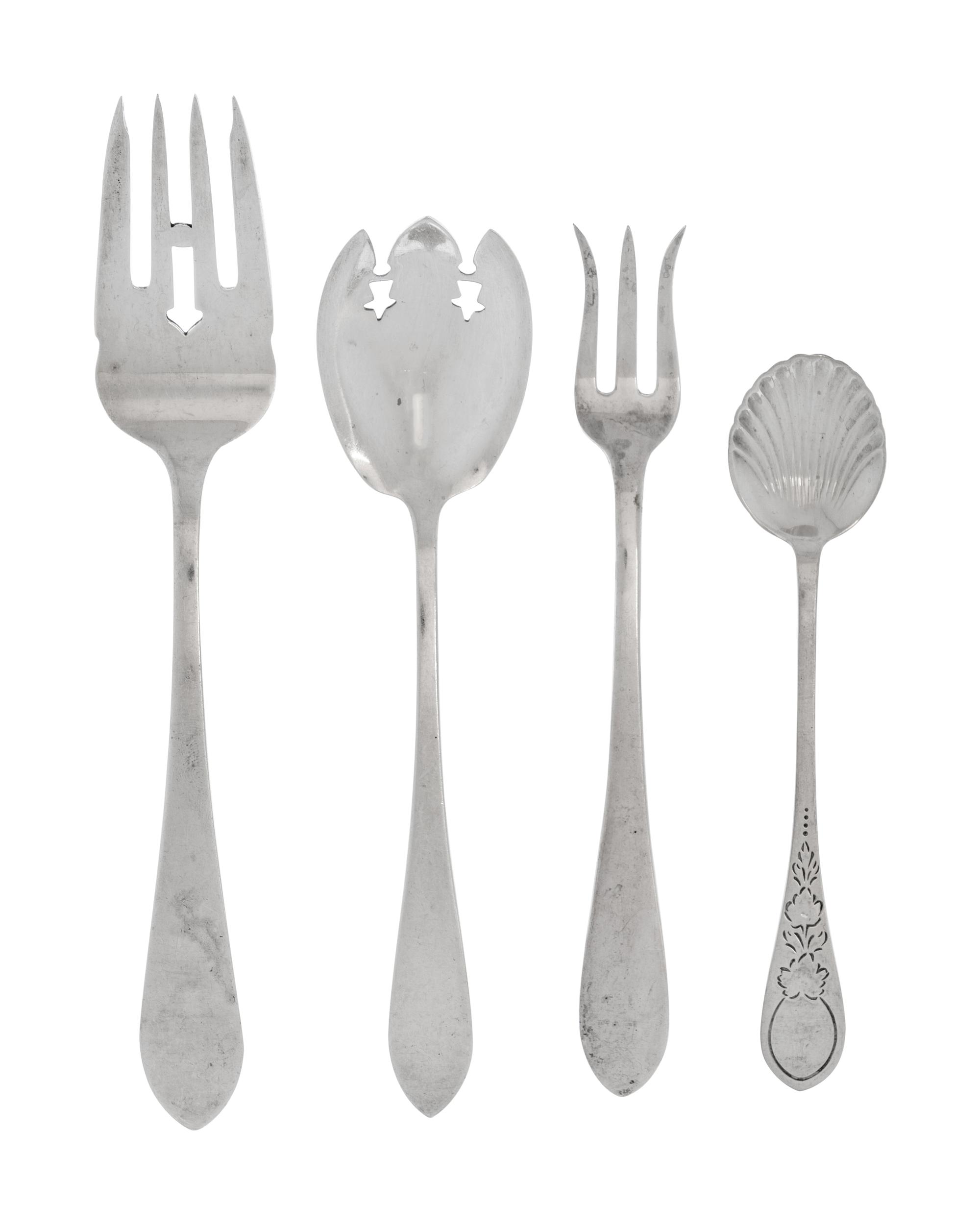 An American Silver Flatware Service