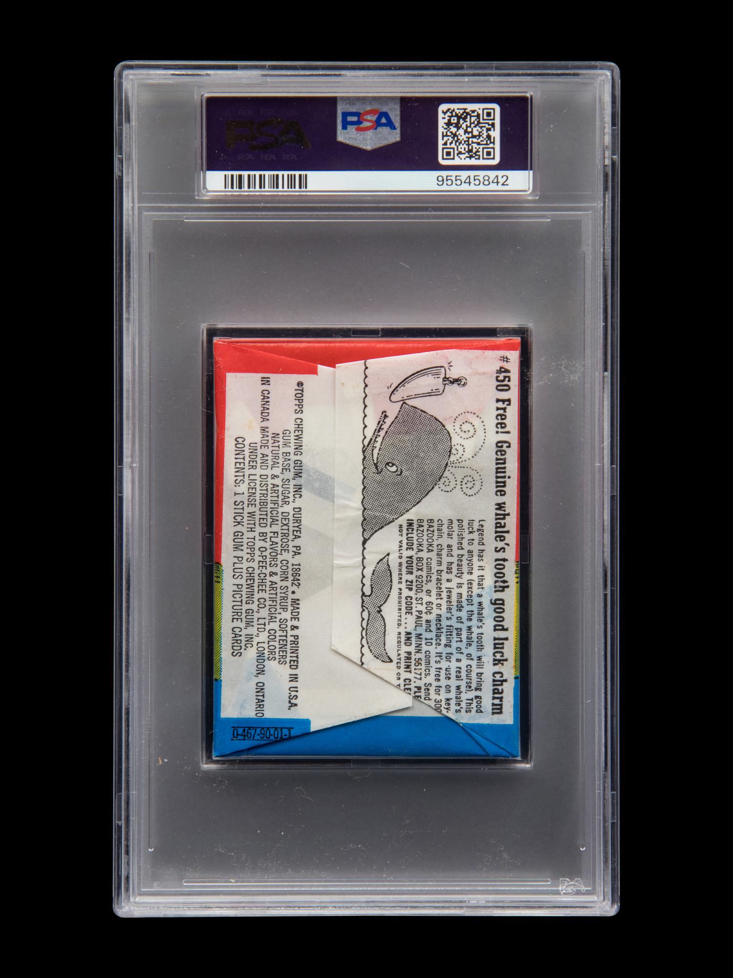 A Sealed Unopened Wax Pack of Topps 1971-72 Hockey Cards (PSA 7 NM) - Possible Ken Dryden Rookie