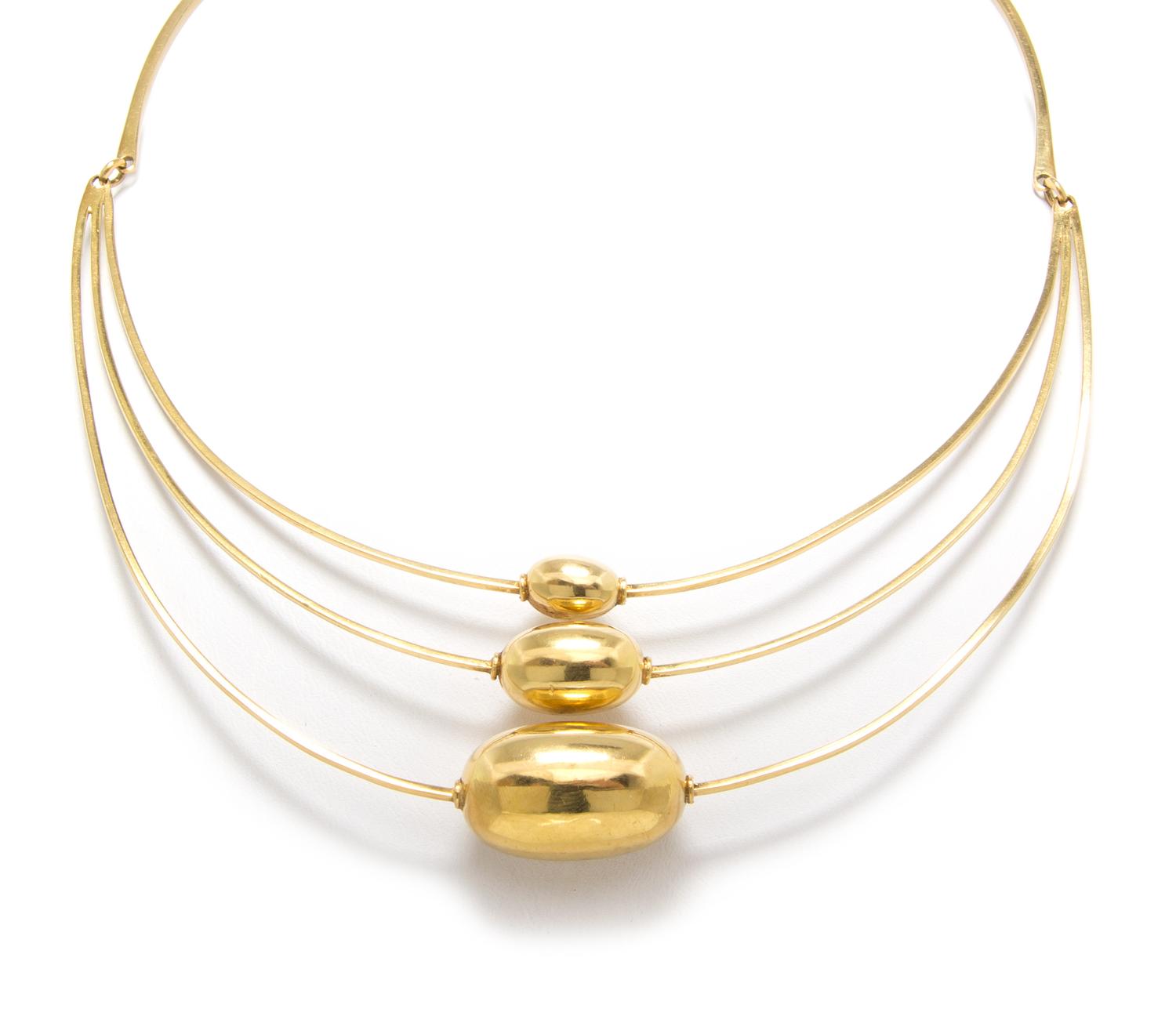 An 18 Karat Yellow Gold Necklace, 20.90 dwts.