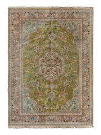 A Persian Wool Pictorial Rug