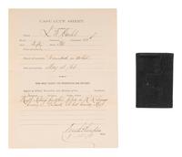 [CIVIL WAR]. 1863 diary of Private Lewis W. Jacks, 112th Illinois Infantry, wounded at Resaca.